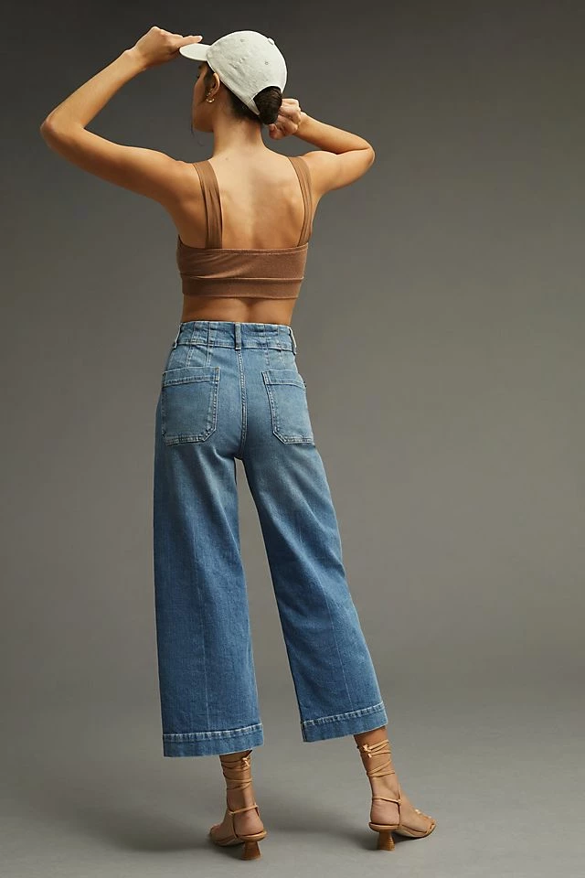 Wholesale ๐งจ Pilcro The Skipper Cropped Wide-Leg ๐ Jeans DENIM MEDIUM BLUE ๐ 6 Wholesale ๐งจ Pilcro The Skipper Cropped Wide-Leg ๐ Jeans DENIM MEDIUM BLUE ๐ - Image 4