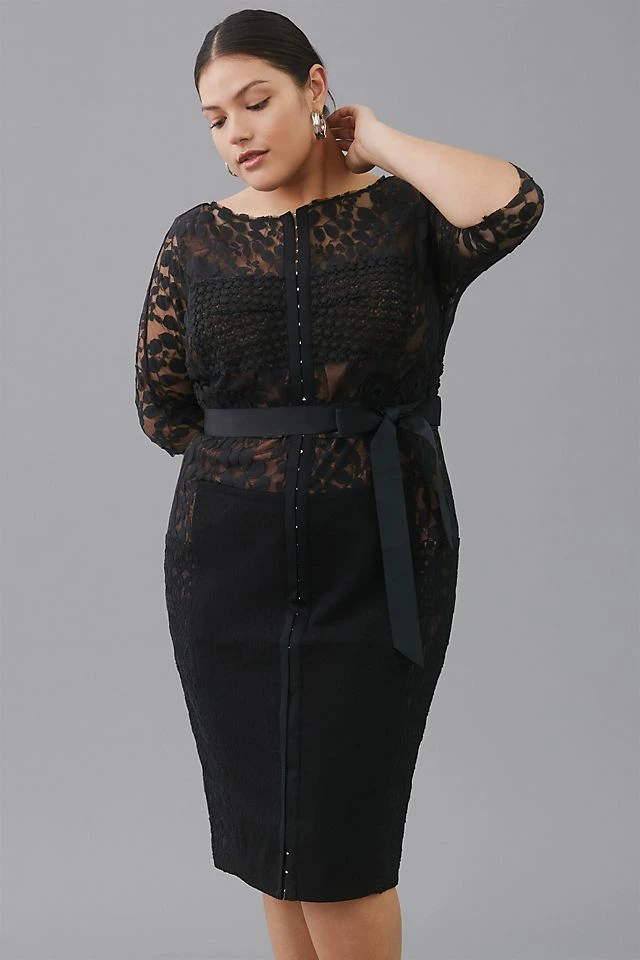 Best deal ๐ Byron Lars Carissima Sheath ๐ Dress BLACK ๐ 6 Best deal ๐ Byron Lars Carissima Sheath ๐ Dress BLACK ๐ - Image 4