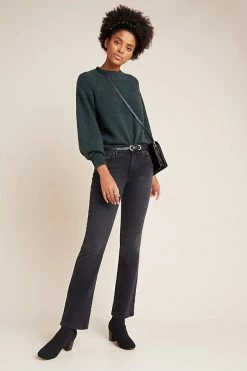 Front Page 5 Outlet ✔️ Joe's 👖 Jeans Joe's The Provocateur Mid-Rise Petite Bootcut 👖 Jeans BLACK ⌛