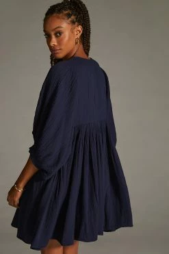 Best Sale ???? Sundry Boho Tunic ???? Dress NAVY ???? -PAIGE-shop unnamed file 433