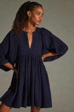Best Sale ???? Sundry Boho Tunic ???? Dress NAVY ???? -PAIGE-shop unnamed file 434