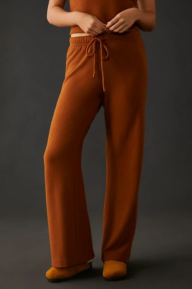 Donni Wide-Leg Sweater Pants Budget ⌛ Donni Wide-Leg Sweater Pants BRONZE ???? -PAIGE-shop unnamed file 445