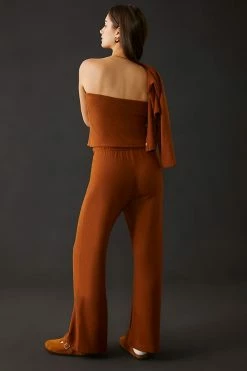Budget ⌛ Donni Wide-Leg Sweater Pants BRONZE ???? 4 Budget ⌛ Donni Wide-Leg Sweater Pants BRONZE ???? -PAIGE-shop unnamed file 446