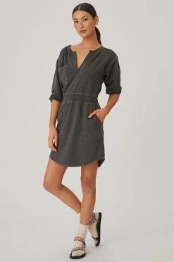 Buy ❤️ Daily Practice By Anthropologie Utility Mini ???? Dress BLACK ????