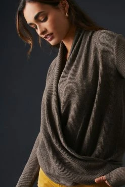 Wholesale ???? Daily Practice By Anthropologie Cross-Front Top BLACK ⌛ -PAIGE-shop unnamed file 48