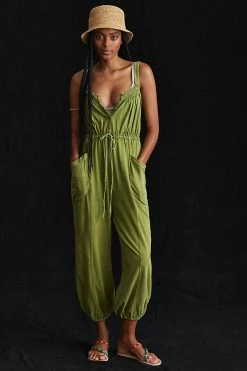 Wholesale ???? Daily Practice By Anthropologie The Mayotte Jumpsuit MOSS ???? -PAIGE-shop unnamed file 490