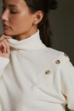 Best Sale ???? Grey State Meryl Turtleneck IVORY ???? -PAIGE-shop unnamed file 498