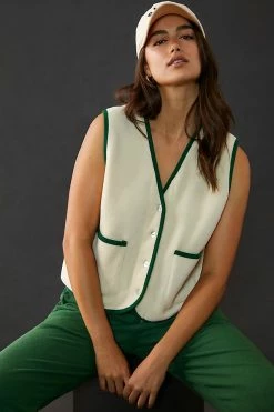 New ✔️ Donni Polar Fleece Vest CREAM ⌛