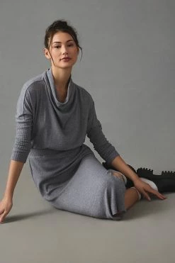 Brand new ???? Daily Practice By Anthropologie The Arabella Drapey ???? Dress LIGHT GREY ???? -PAIGE-shop unnamed file 54