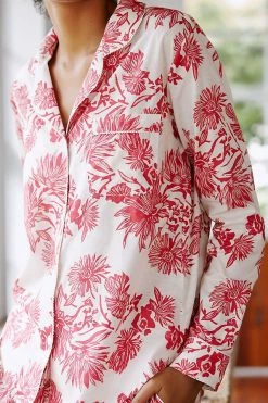 Promo ???? Desmond & Dempsey Soleia Leopard Print Sleep Set NAVY ???? -PAIGE-shop unnamed file 546