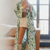 Budget 🌟 Printfresh Long-Sleeve Trees Robe WHITE ✨ -PAIGE-shop unnamed file 547