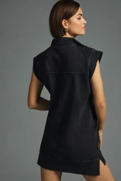 Best Pirce ๐ Daily Practice By Anthropologie Zip-Front Mini ๐ Dress BLACK ๐ 9 Best Pirce ๐ Daily Practice By Anthropologie Zip-Front Mini ๐ Dress BLACK ๐ -PAIGE-shop unnamed file 58