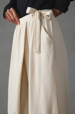 Deals ???? Daily Practice By Anthropologie Wide-Leg Wrap Pants IVORY ???? -PAIGE-shop unnamed file 65