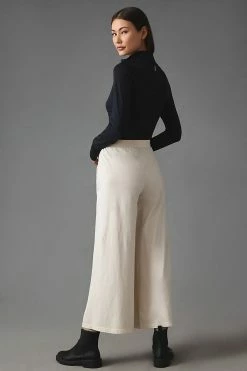 Deals ???? Daily Practice By Anthropologie Wide-Leg Wrap Pants IVORY ???? -PAIGE-shop unnamed file 66