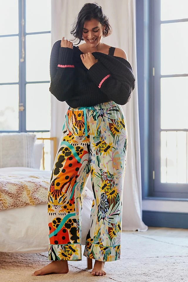 Marcos Navarro for Anthropologie Flannel Sleep Pants Promo ???? By Anthropologie Marcos Navarro For Anthropologie Flannel Sleep Pants IVORY ???? -PAIGE-shop unnamed file 676