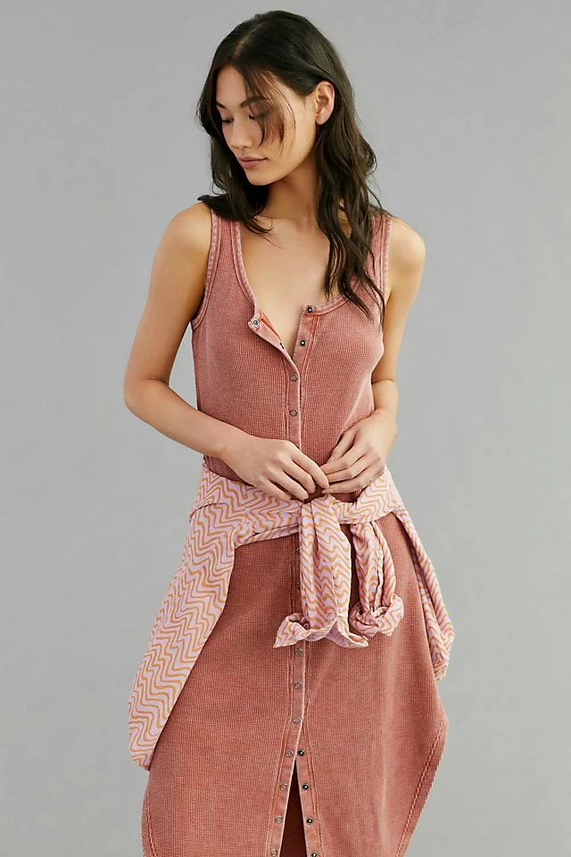 Buy ๐งจ Daily Practice By Anthropologie The Sundarban Midi ๐ Dress LIGHT RED ๐ 5 Buy ๐งจ Daily Practice By Anthropologie The Sundarban Midi ๐ Dress LIGHT RED ๐ - Image 3
