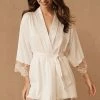Cheap ⌛ Flora Nikrooz Rosa Kimono IVORY 🎁 -PAIGE-shop unnamed file 714