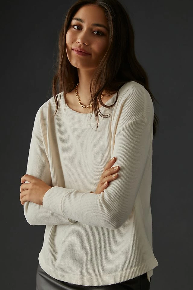 Best Sale 🌟 Daily Practice By Anthropologie Big Sky Boatneck Pullover IVORY ⌛ 3 Best Sale 🌟 Daily Practice By Anthropologie Big Sky Boatneck Pullover IVORY ⌛