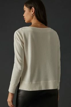 Best Sale 🌟 Daily Practice By Anthropologie Big Sky Boatneck Pullover IVORY ⌛ 7 Best Sale 🌟 Daily Practice By Anthropologie Big Sky Boatneck Pullover IVORY ⌛ -PAIGE-shop unnamed file 73