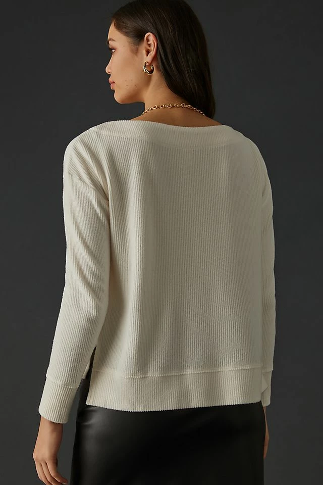 Best Sale 🌟 Daily Practice By Anthropologie Big Sky Boatneck Pullover IVORY ⌛ 4 Best Sale 🌟 Daily Practice By Anthropologie Big Sky Boatneck Pullover IVORY ⌛ - Image 2