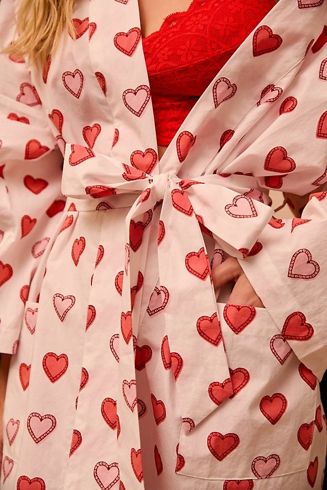 Cheapest ๐ Printfresh Heart Robe NEUTRAL MOTIF โญ 6 Cheapest ๐ Printfresh Heart Robe NEUTRAL MOTIF โญ - Image 4