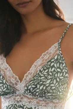 Outlet ???? By Anthropologie Lace Romper GREEN MOTIF ❤️ -PAIGE-shop unnamed file 750