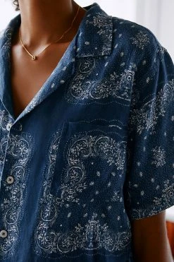 New ???? Desmond & Dempsey Bandana Short Set NAVY ???? -PAIGE-shop unnamed file 771