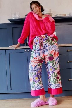 Best deal ???? By Anthropologie Rosa De Weerd For Anthropologie Flannel Sleep Pants PINK ???? -PAIGE-shop unnamed file 776