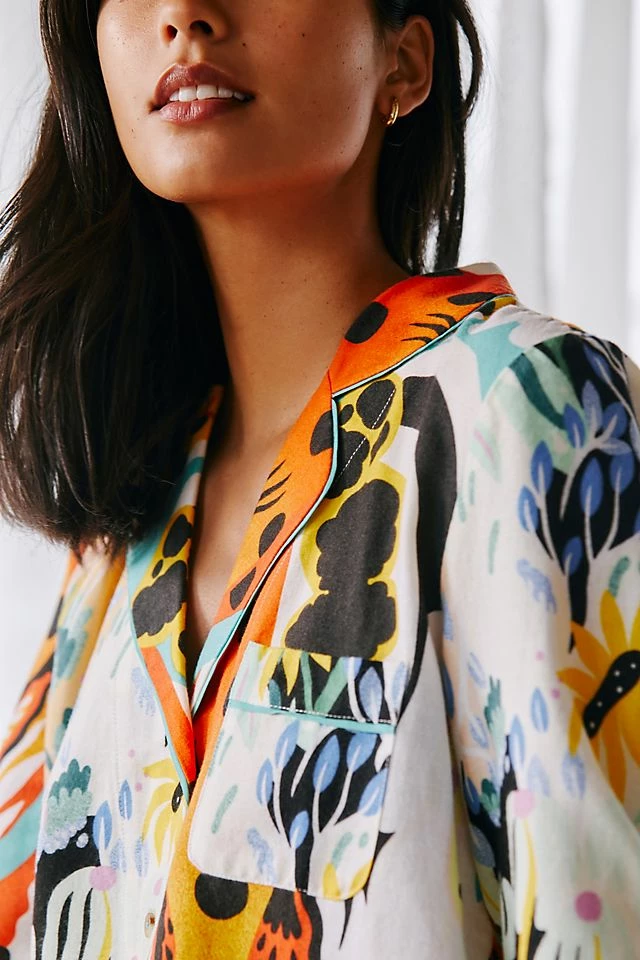 Marcos Navarro for Anthropologie Flannel Sleep Top Brand new ???? By Anthropologie Marcos Navarro For Anthropologie Flannel Sleep Top IVORY ???? -PAIGE-shop unnamed file 792