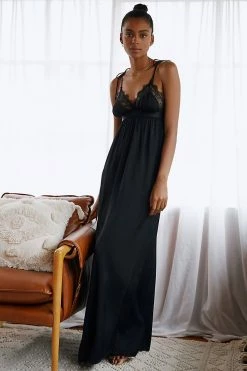 Flash Sale 🎁 Love Stories Flemming Slip 👗 Dress BLACK 🎁 -PAIGE-shop unnamed file 804