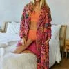 Coupon ???? By Anthropologie Amber Floral Robe PINK ???? -PAIGE-shop unnamed file 805
