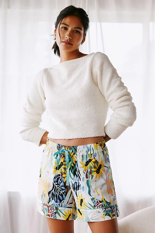 Marcos Navarro for Anthropologie Flannel Sleep Shorts Coupon ❤️ By Anthropologie Marcos Navarro For Anthropologie Flannel Sleep Shorts IVORY ⌛ -PAIGE-shop unnamed file 818