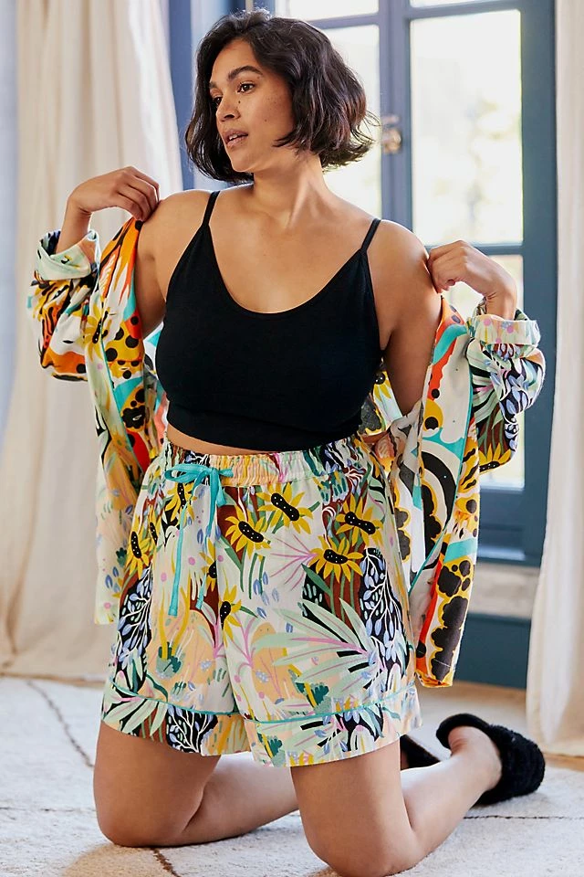 Marcos Navarro for Anthropologie Flannel Sleep Shorts Coupon ❤️ By Anthropologie Marcos Navarro For Anthropologie Flannel Sleep Shorts IVORY ⌛ -PAIGE-shop unnamed file 820