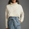 Outlet 🎁 Daily Practice By Anthropologie Cable-Knit Sweater IVORY 😉 -PAIGE-shop unnamed file 85