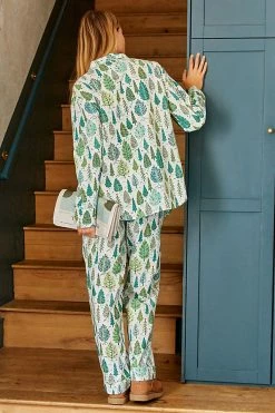 New ???? Printfresh Long-Sleeve Trees Sleep Set WHITE ???? 5 New ???? Printfresh Long-Sleeve Trees Sleep Set WHITE ???? -PAIGE-shop unnamed file 869