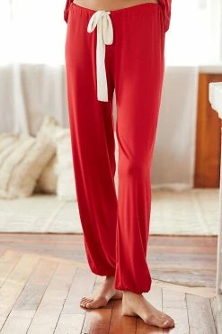Buy 🧨 Eberjey Long-Sleeve Slouchy PJ Set RED ✨ -PAIGE-shop unnamed file 875