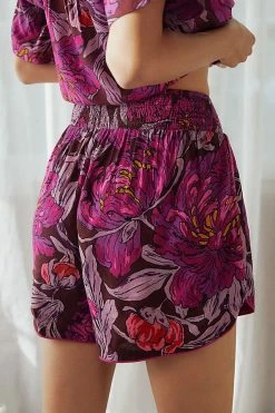 Deals ???? By Anthropologie Marigold Sleep Shorts PURPLE MOTIF ???? -PAIGE-shop unnamed file 945